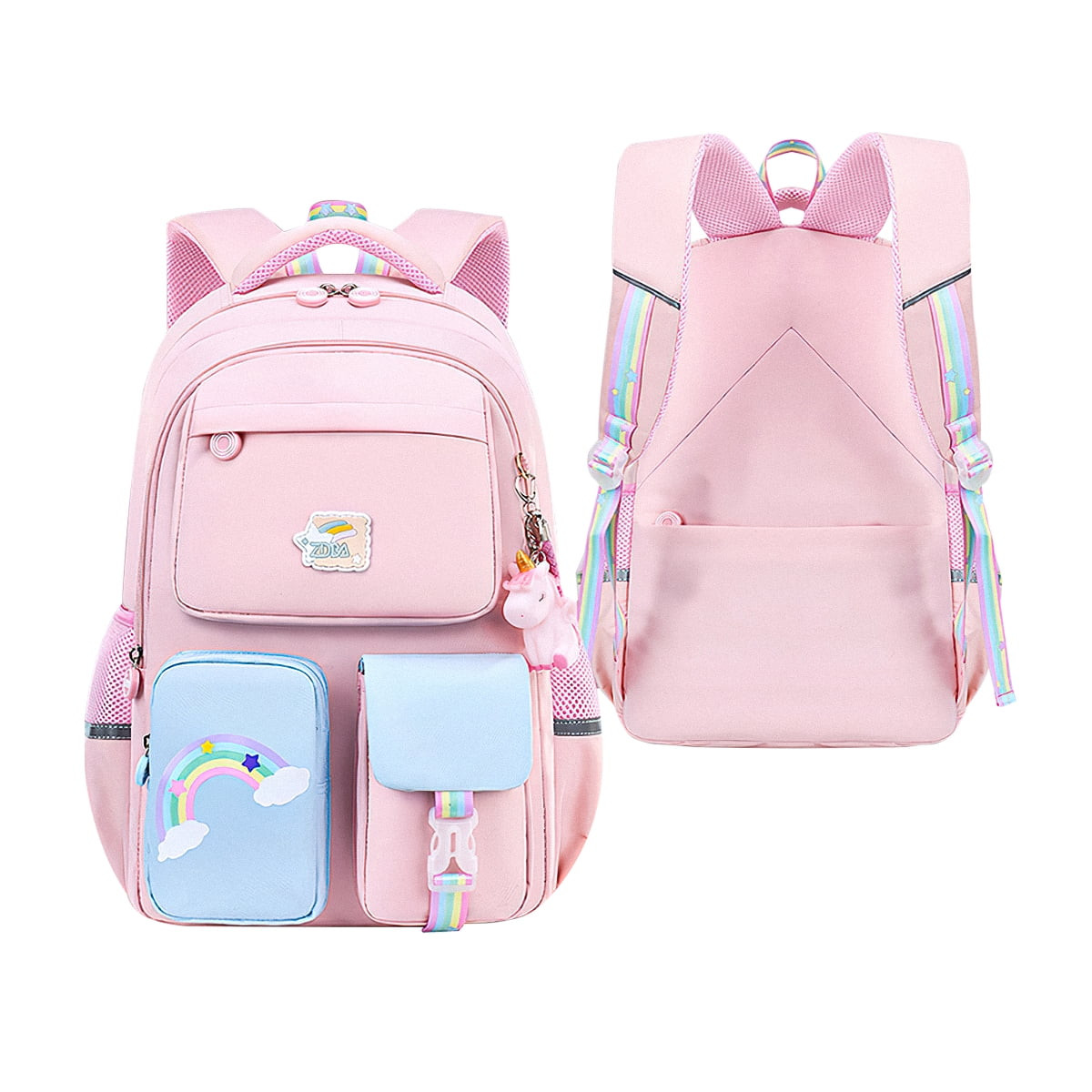 Hommoo Girls Cute Unicorn Backpack, Multifunctional Backpack Bookbag School Bag, Boys Casual Dura... | Walmart (US)