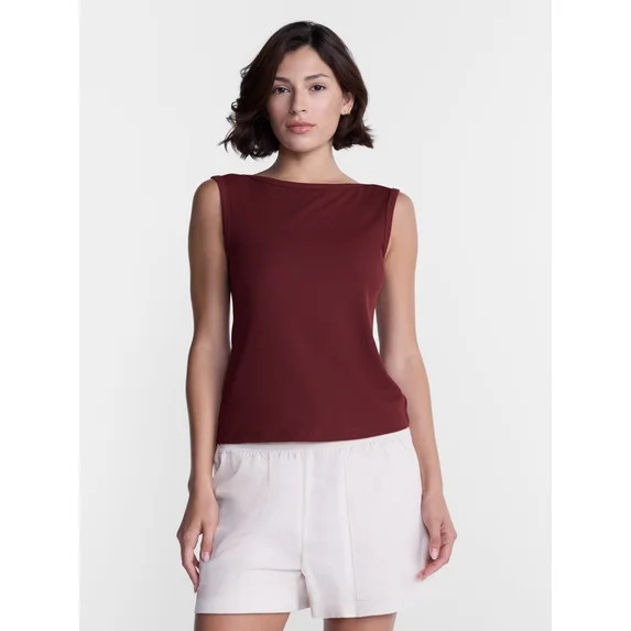 Avia Women's Boatneck Tank Top, Sizes XS-XXXL | Walmart (US)
