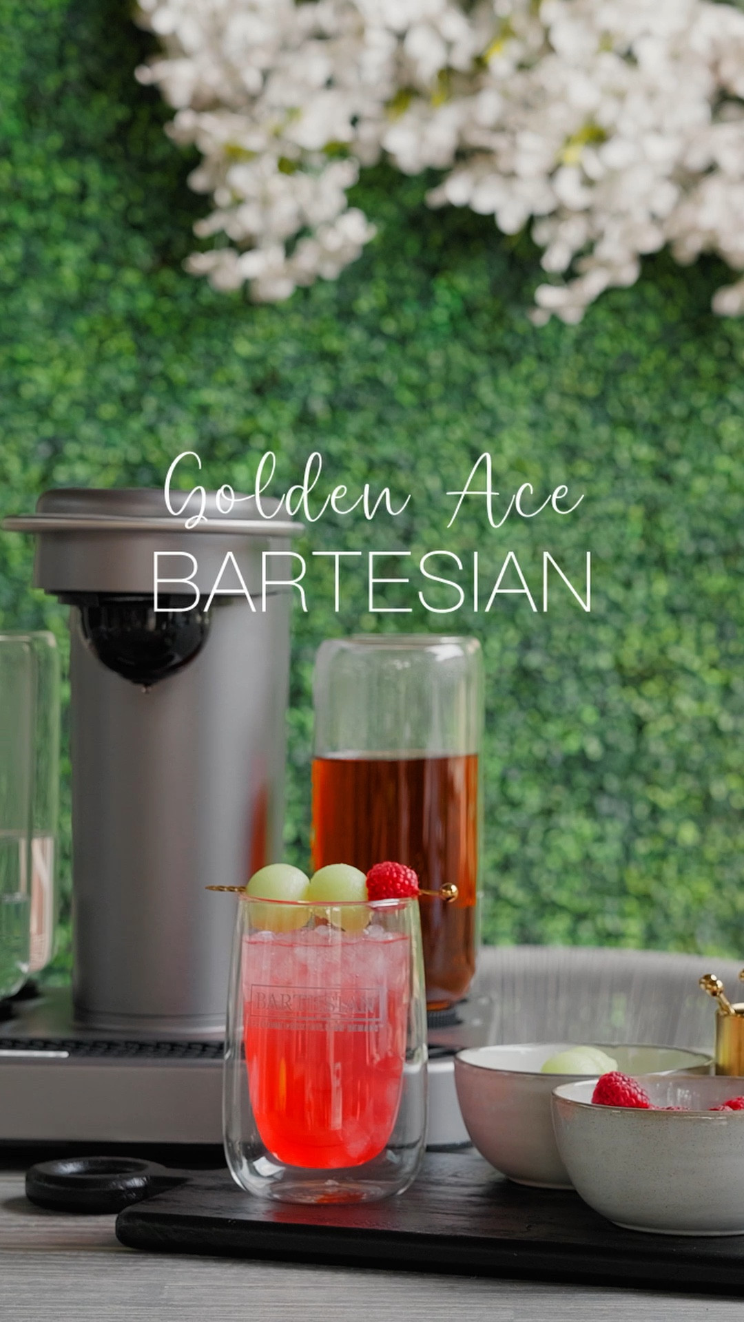 🎾 Game, Set, Match… Cheers! 🍸

Meet the Golden Ace from Bartesian—a vodka cocktail that serves up tart lemonade, fruity raspberry liqueur, and sweet honeydew melon at the touch of a button. 🍋🍇🍈

Whether you're cheering courtside or chilling at home, this one’s a total winner.

#Bartesian #GoldenAce #TennisCocktail #SipSetMatch #CocktailGoals #DrinkInStyle #ServeItUp #HappyHourVibes

#LTKParties #LTKHome #LTKSeasonal