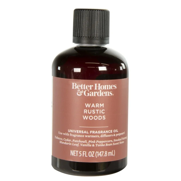 Better Homes & Gardens Universal Fragrance Oil, Warm Rustic Woods, 5 fl oz, for use with Fragranc... | Walmart (US)