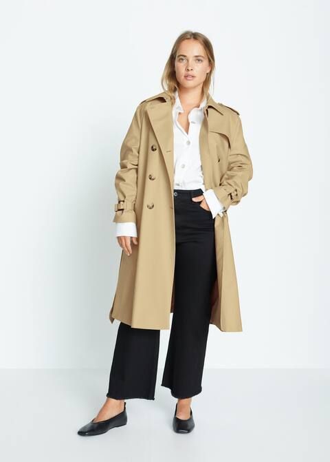 Double breasted trench | MANGO (US)