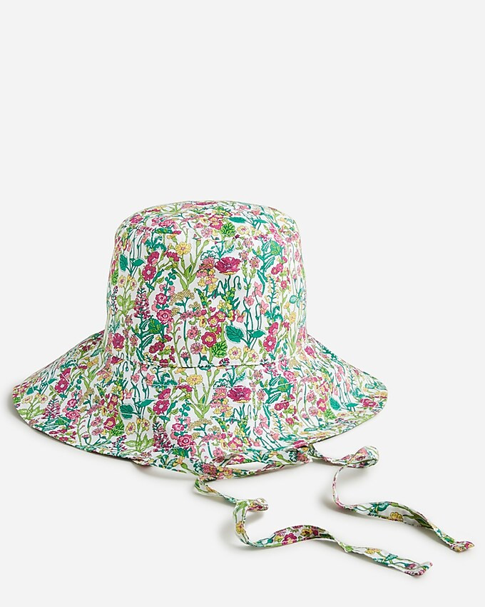 Canvas bucket hat with ties in Liberty® fabrics | J. Crew US
