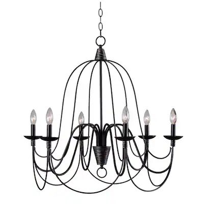 Copper Grove Fraleigh Oil Rubbed Bronze 6-light Chandelier | Bed Bath & Beyond