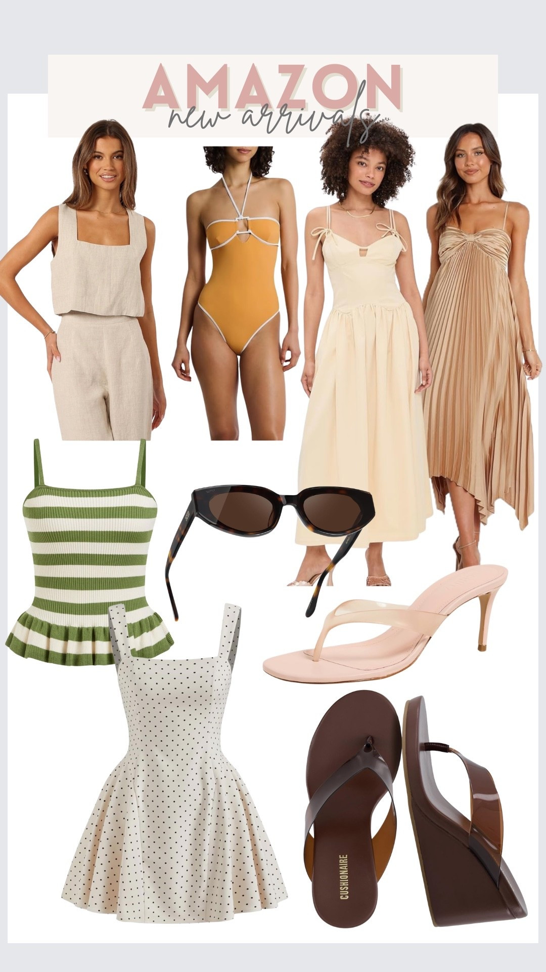 Amazon New arrivals
Summer outfits

#LTKSeasonal #LTKTravel #LTKSwim