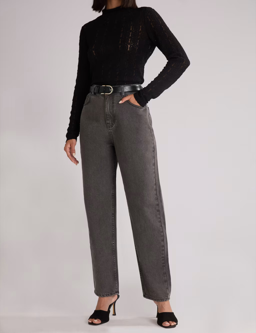 Mid Rise Straight Leg Jeans | Marks & Spencer (UK)