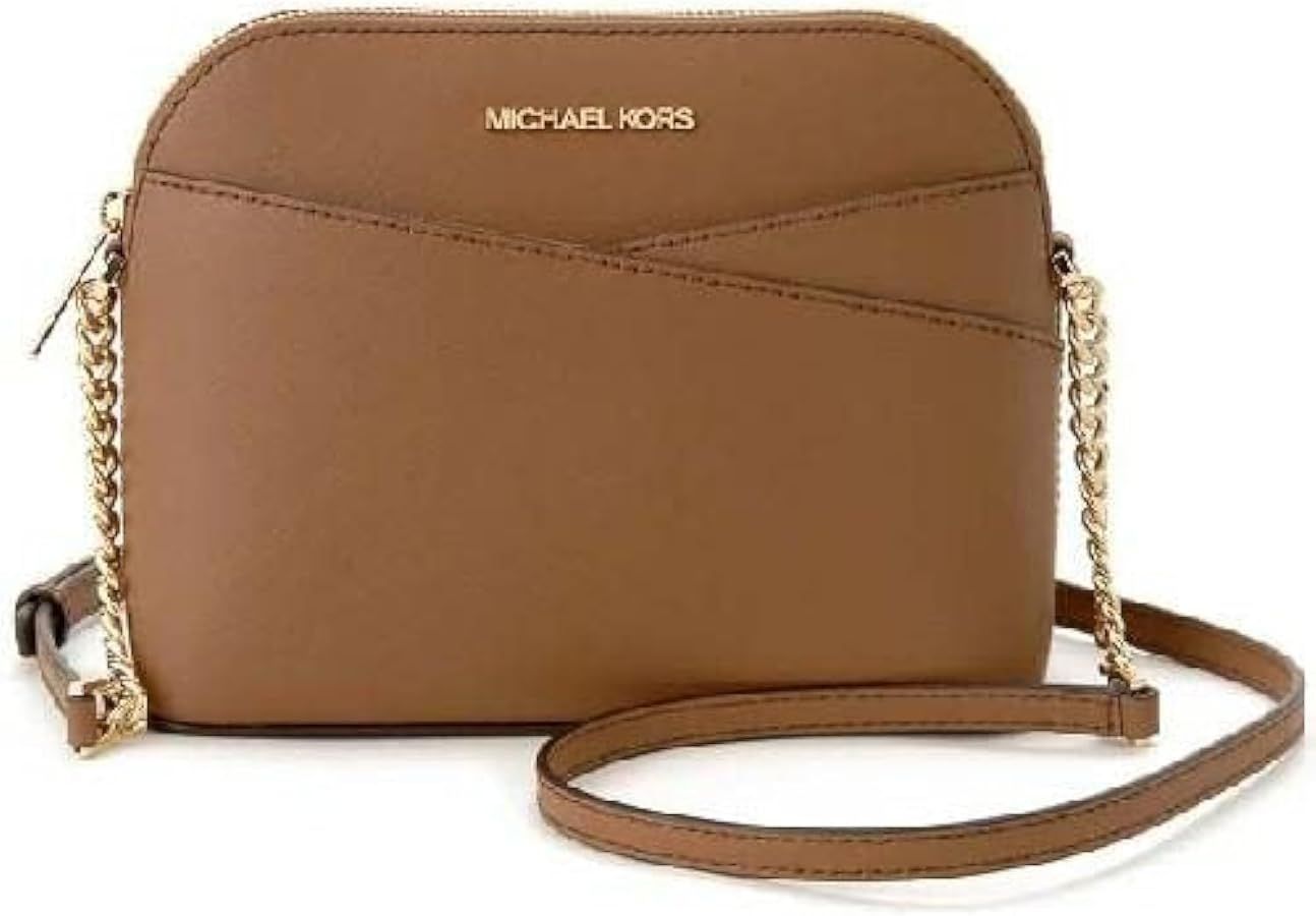 Michael Kors Jet Set Medium Crossbody Leather Handbag | Amazon (US)