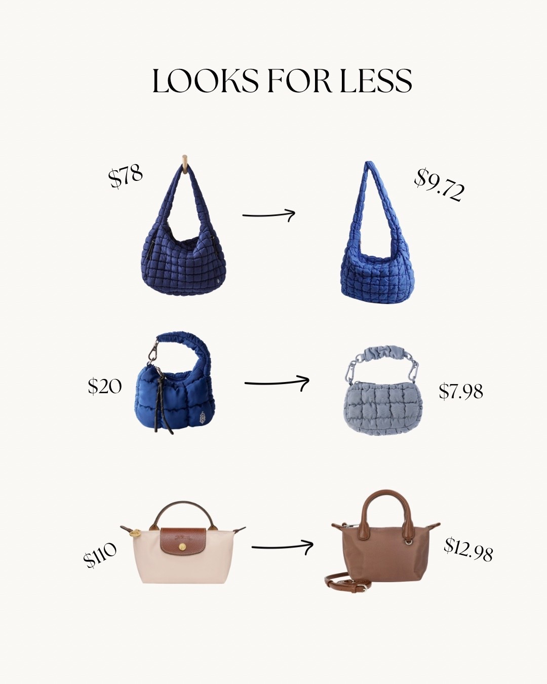 Looks for less! Bag dupes, sale

#LTKFindsUnder50 #LTKCyberWeek