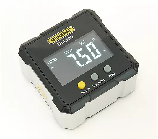 General Tools Digital Laser Level Box w/ Bright LED Screen - QVC.com | QVC