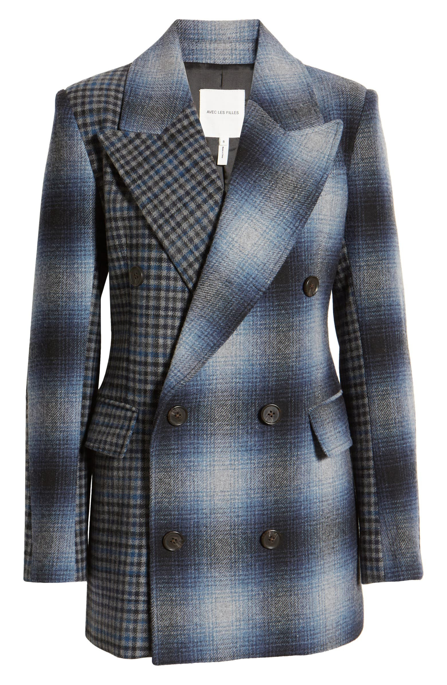Mixed Plaid Blazer Jacket | Nordstrom