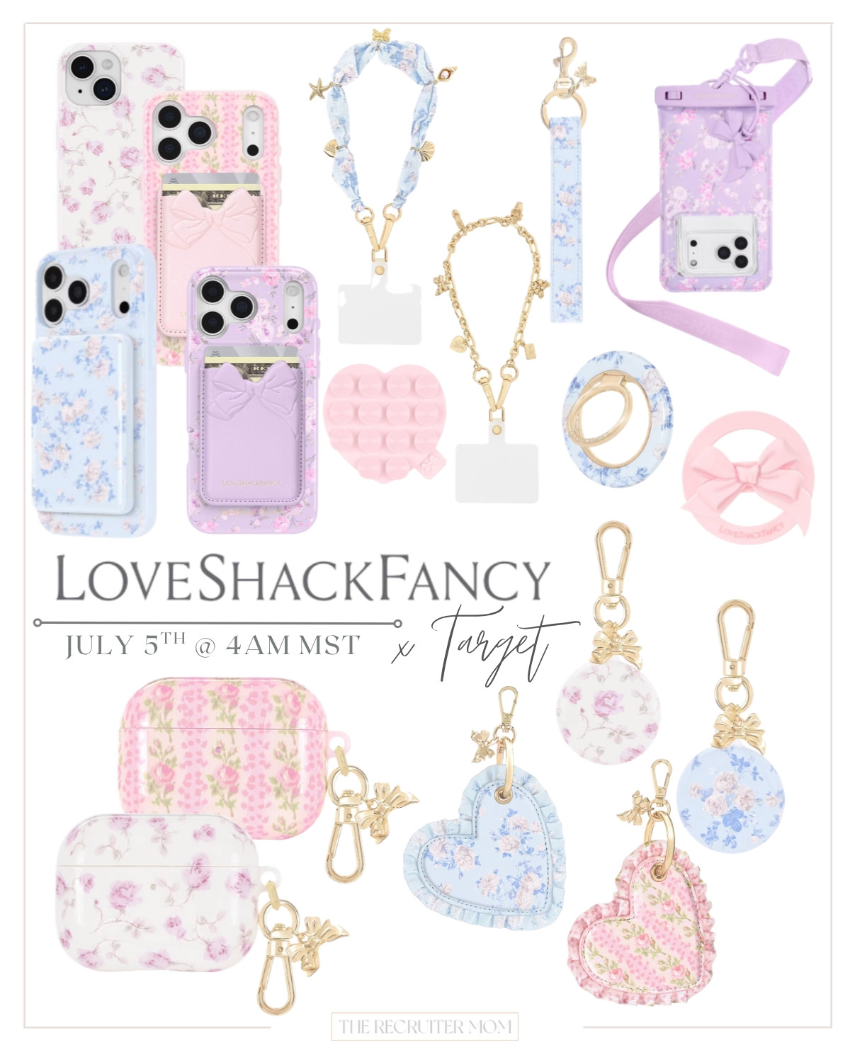 I'm sorry ya'll but I'm dying over this Love Shack Fancy drop coming to Target this Sunday.  Look at all this aorable tech...including matching phone batteries, magnetic wallets, Air Tag holders, AirPod cases and MORE.  My girly girl heart is 😍😍

#LTKSeasonal #LTKHome #LTKKids