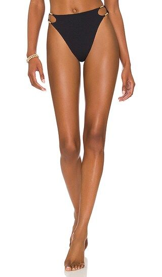 Cindy Hot Pants Bikini Bottom in Black | Revolve Clothing (Global)