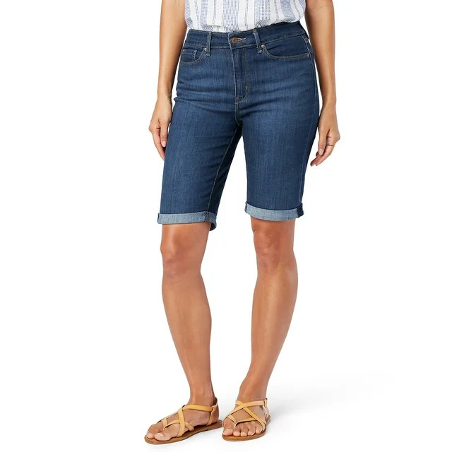Signature by Levi Strauss & Co. Women's and Women's Plus Bermuda Shorts, Sizes 2-28 | Walmart (US)