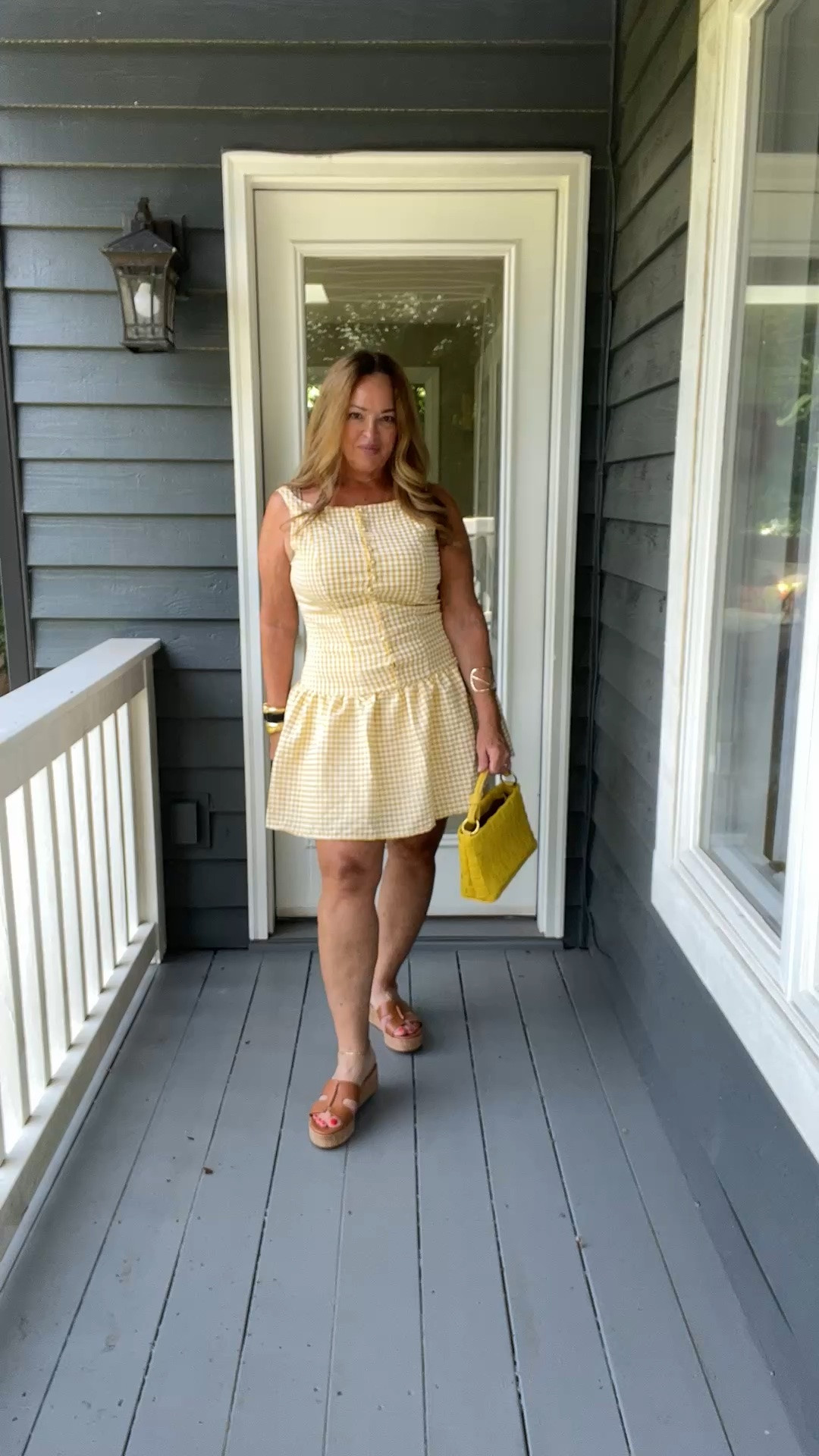 Summer dress gingham style… peplum, square neckline and dropped waist makes it super flattering.

#LTKootd #LTKgrwm #LTKOver40