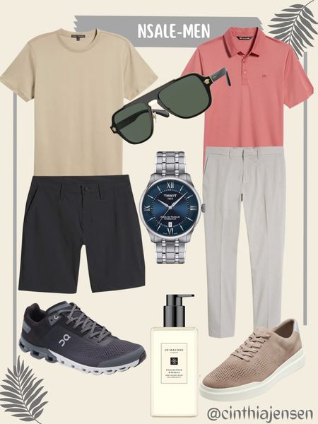 Nordstrom finds. Nsale. Nordstrom men. Casual outfit. Golf outfit. Men style. City wear. Beach wear. Runner. Fitness. Casual look. Men. Shorts. Khaki pants. Sneakers. Watch. Sunglasses. Travel outfit. Style. Los Angeles. California. Summer outfit ideas. Nordstrom sale. 

#LTKxNSale #LTKmens #LTKsalealert