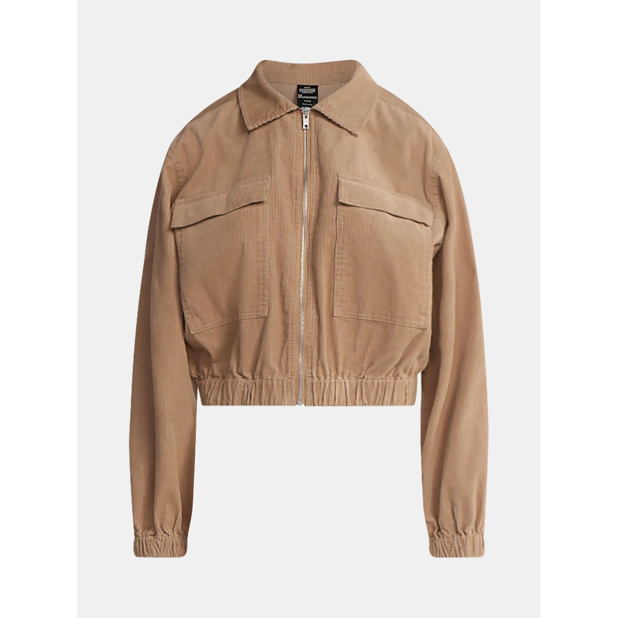 Netflix Stranger Things Corduroy Cotton Jacket from No Boundaries, Women’s and Women’s Plus | Walmart (US)