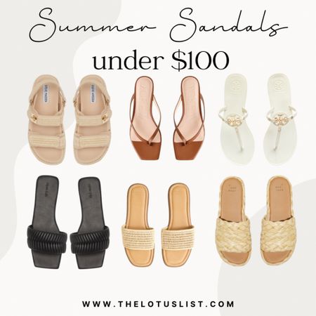 Summer Sandals - Under $100

Ltkfindsunder50 / LTKGiftGuide / LTKsalealert / LTKstyletip / LTKtravel / summer sandals / sandals / spring sandals / under $100 / sandals under $100 / summer sandals under $100 / slides / slide sandals / flat sandals / Birkenstock sandals / Birkenstocks / platform sandals / neutral shoes / neutral sandals / beige sandals / tan sandals / black sandals / white sandals / Tory Burch sandals / sale / sale alert 

#LTKSeasonal #LTKShoeCrush #LTKFindsUnder100