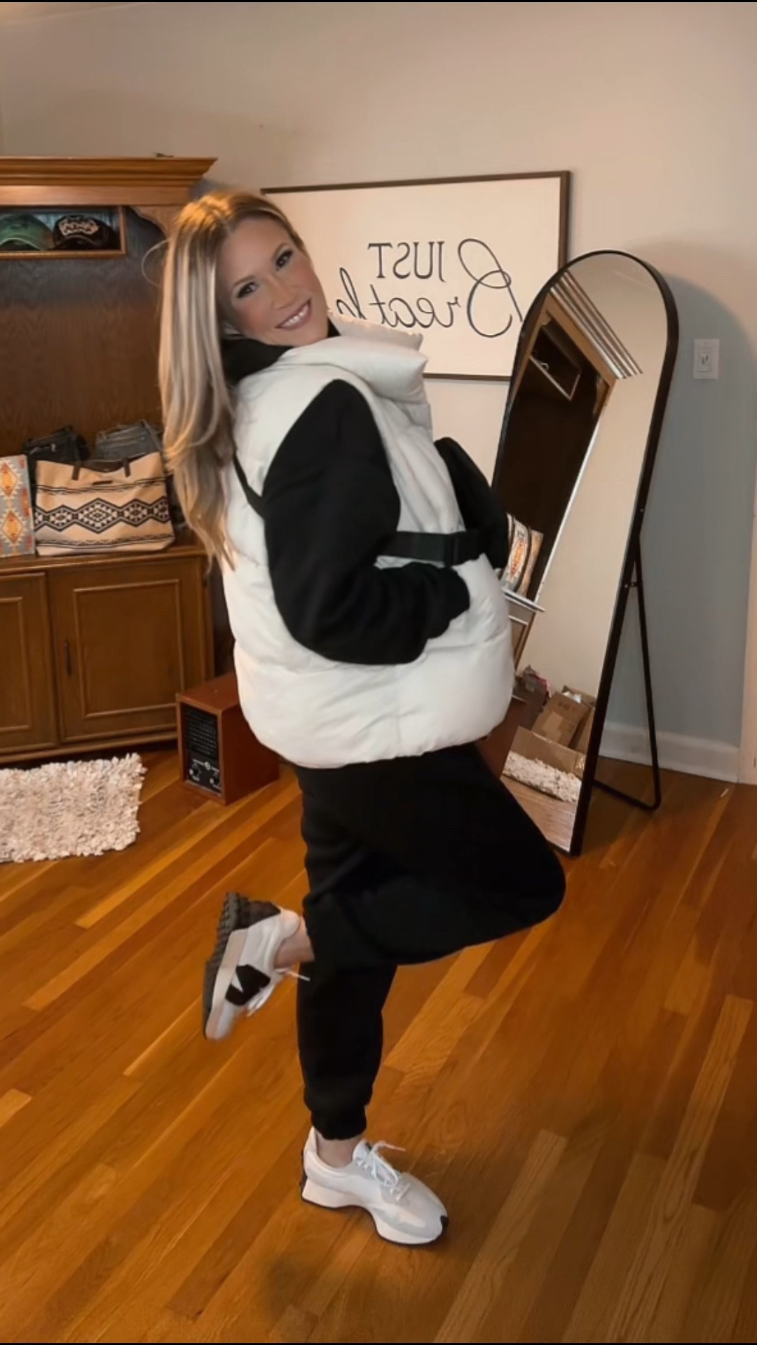 Casual yet stylish winter outfit
- Sweatpants and sweatshirt set Small
- Oversized puffer vest Small
- New Balance 

#LTKstyletip #LTKbeauty #LTKSeasonal