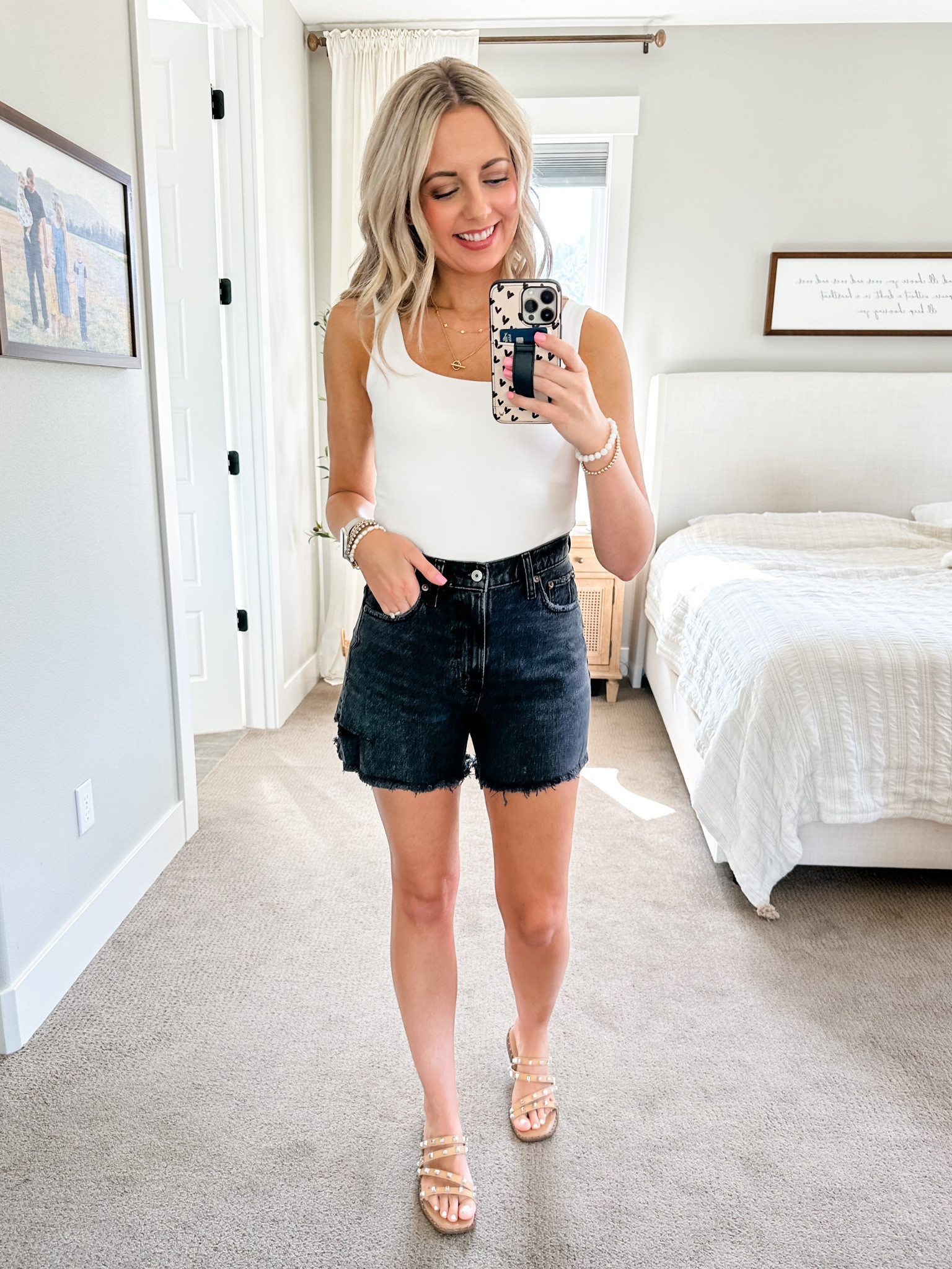Abercrombie black high rise dad shorts 🖤 SO CUTE! 

Sized up one to a 27

#LTKunder50 #LTKunder100 #LTKstyletip
