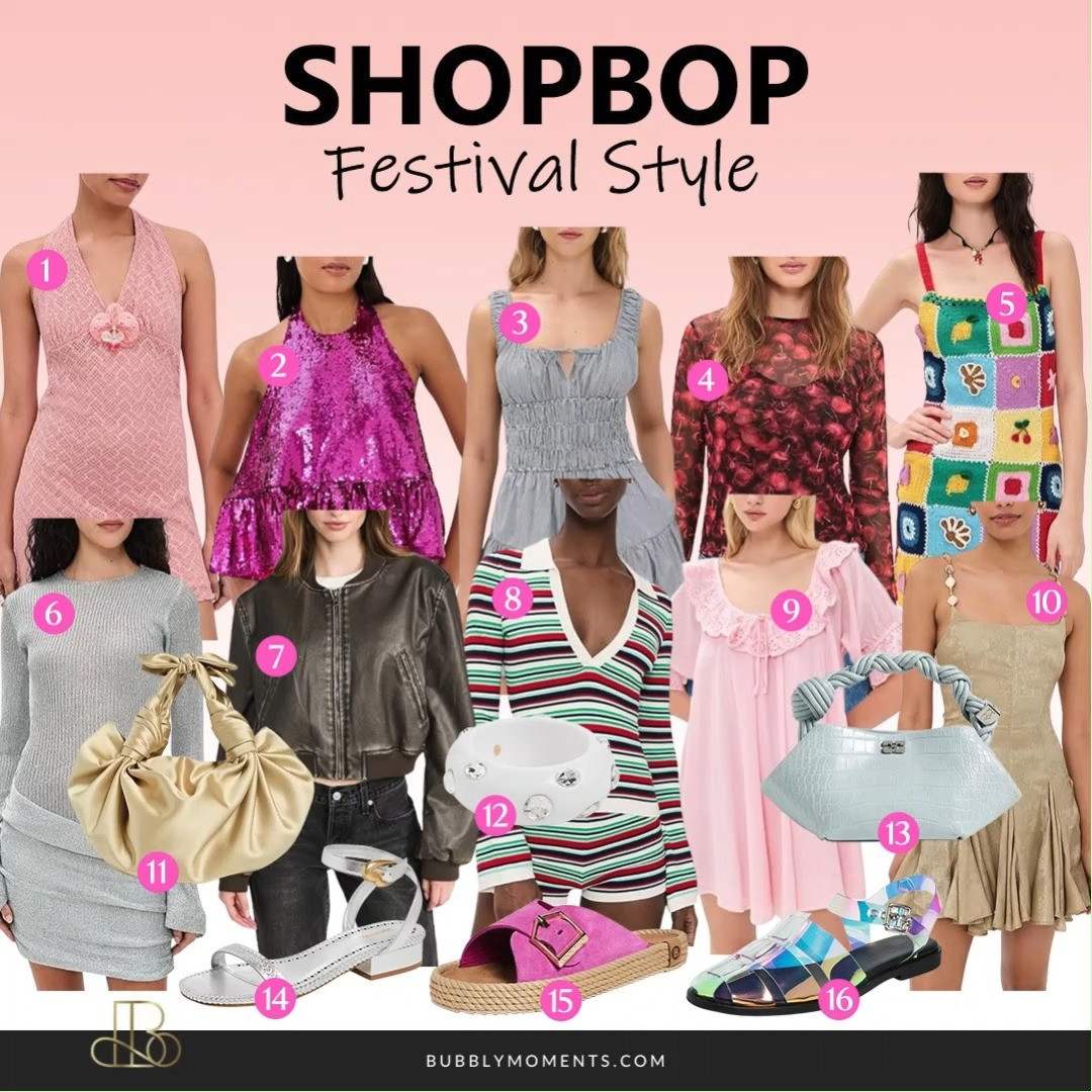 Festival outfits made easy 🎡✨ These Shopbop finds are perfect for creating fun and effortless looks. Light, stylish, and easy to mix and match, they’re great for festivals, concerts, or any casual day out.
Pair with boots, sandals, or simple accessories to complete your look. Comfortable and cute, these styles are perfect for all-day wear.
Save this for your next outfit inspo and get ready for festival season 🎶🌵
#LTKootd #LTKStyle #LTKFashion #FestivalStyle #FestivalOutfits #BohoStyle #ShopbopStyle #OOTD #StyleInspo #SummerStyle #OutfitIdeas #BohoChic #ConcertOutfit #WeekendVibes #FashionInspo #TrendyStyle 

 