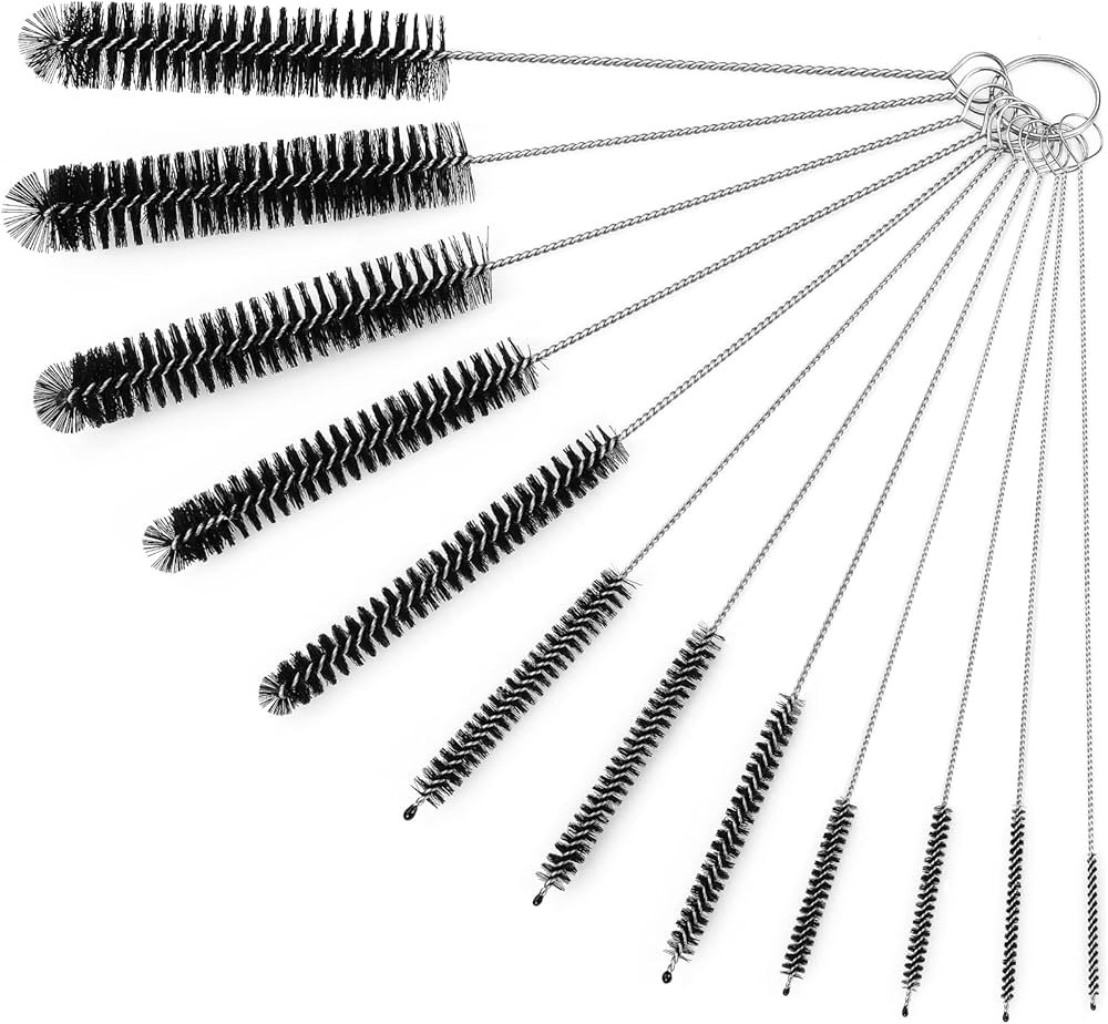 Straw Cleaner Brushes Sets, 12 Pieces 8.2 Inch Botthle Cleaning Brush and Nylon Tube Brush Brush ... | Amazon (US)
