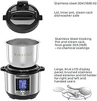 Instant Pot Ultra 3 Qt 10-in-1 Multi- Use Programmable Pressure Cooker, Slow Cooker, Rice Cooker,... | Amazon (US)