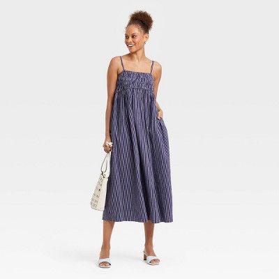 Women's Spaghetti Strap Smocked Dress - A New Day™ | Target