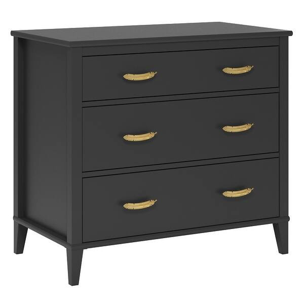 Little Seeds Monarch Hill Black Hawken 3 Drawer Dresser | Bed Bath & Beyond