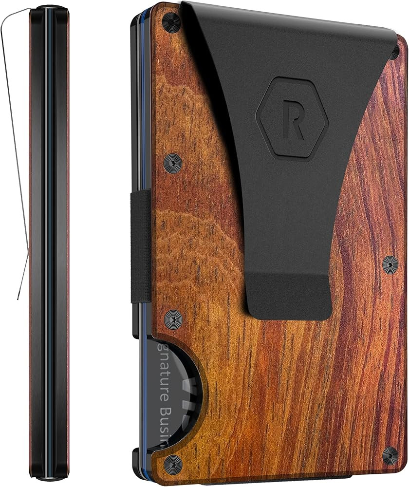 The Ridge Slim Minimalist Mens Wallet With Front Pocket and RFID Safety Blocking - Card Holder Wa... | Amazon (US)