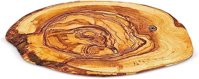 Hand Made Olive Wood Rustic Cutting Board with Live Edge | Hand Crafted in Italy by Arte Legno Sp... | Amazon (US)