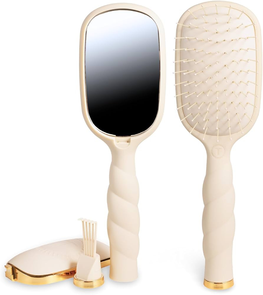 TELETIES - Detangler Hair Brush for Fine Hair - Detangling Paddle Brush - No Pulling/Breakage - G... | Amazon (US)