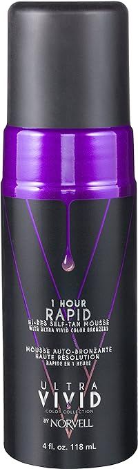 Norvell Ultra Vivid Color Collection 1 Hour Rapid Hi-Res Self-Tan Mousse with Color Bronzers - In... | Amazon (US)