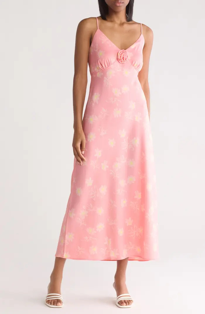 Floral Rosette Slipdress | Nordstrom Rack