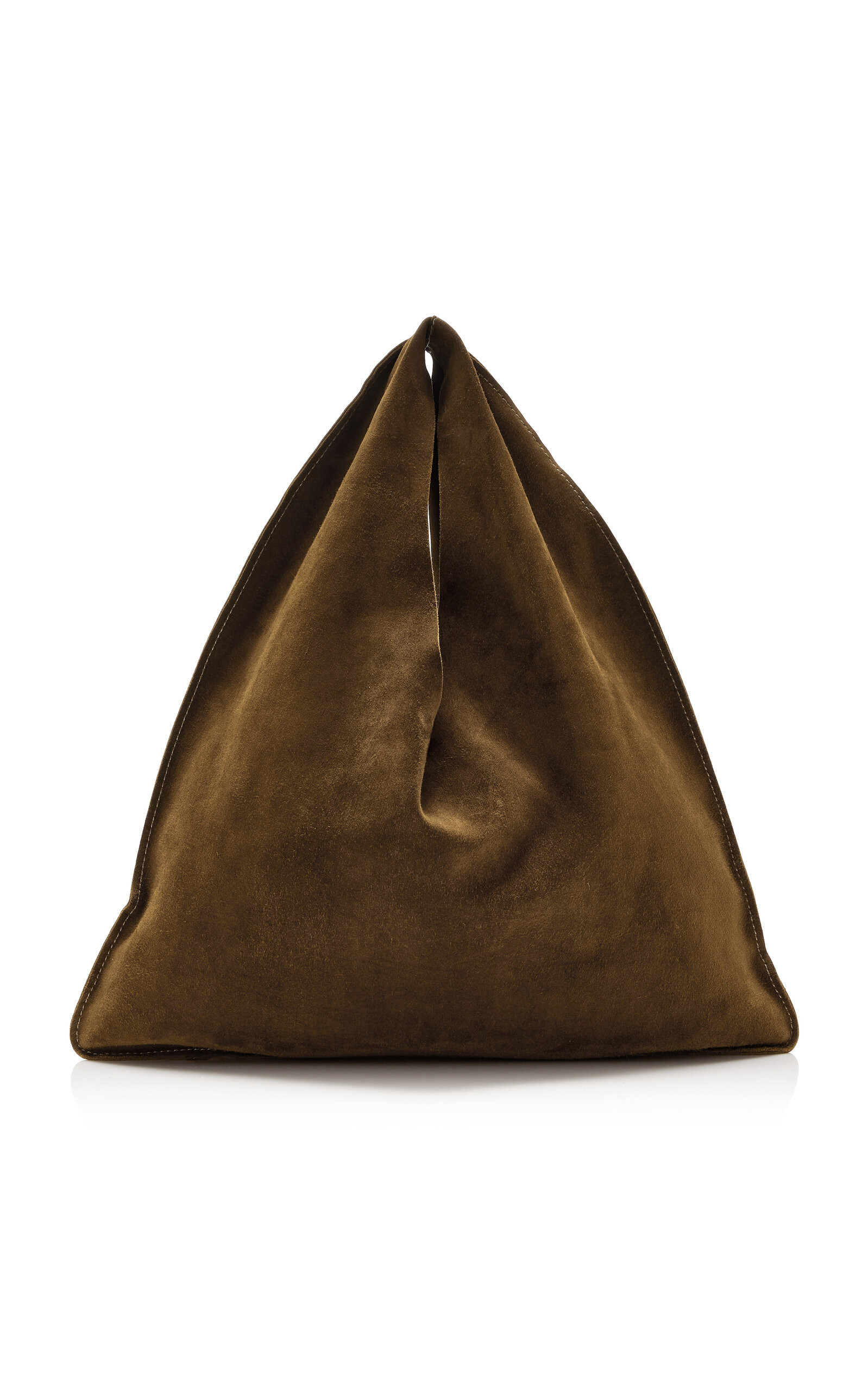 The Row - Small Bindle Suede Bag - Brown - OS - Moda Operandi | Moda Operandi (Global)