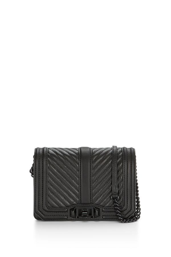 Black on Black Love Crossbody Bag | Rebecca Minkoff | Rebecca Minkoff US