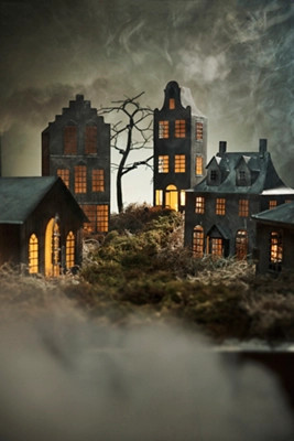 Concordville Spooky Village Half House | Anthropologie (US)