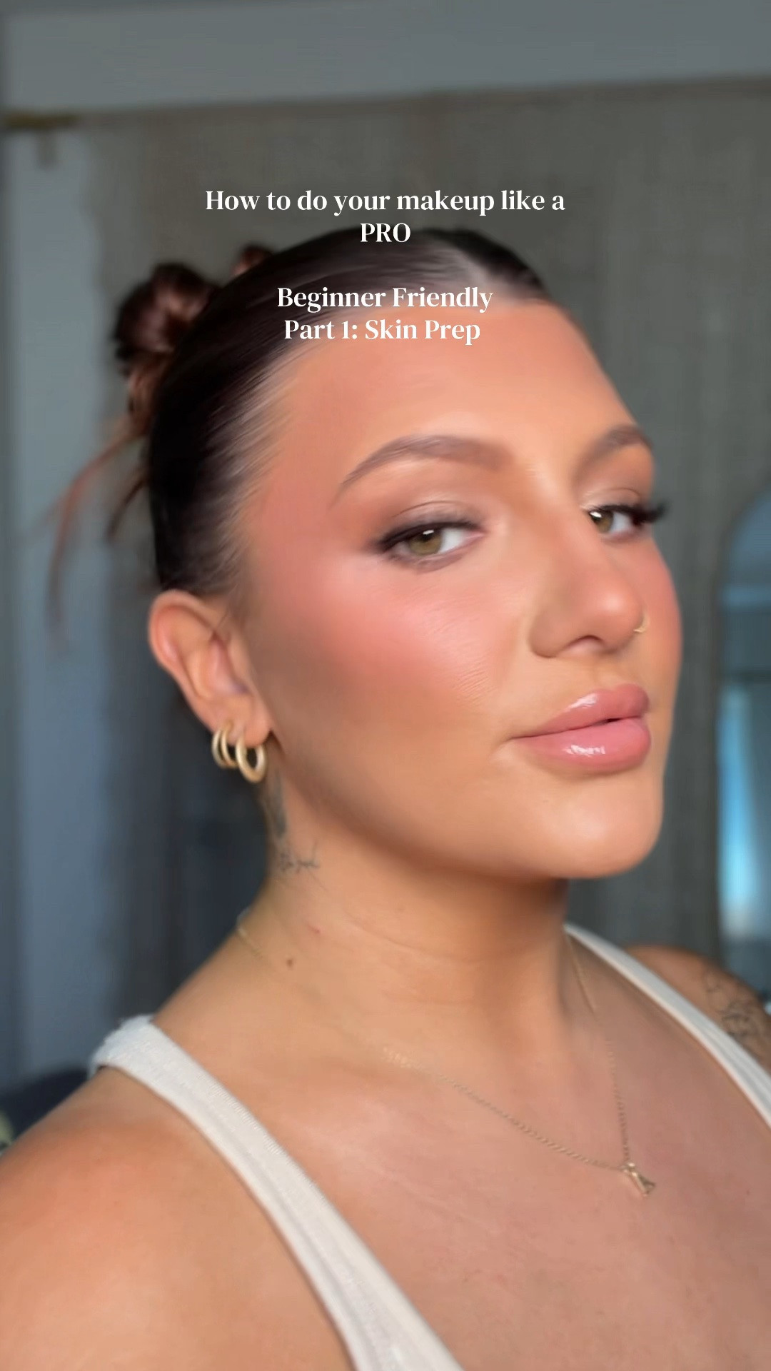 How to do your makeup like a pro part 1: Skin Prep!✨🧴 
(Glymed can be found in the link in my bio! The serum i use here and daily is called the Restoring Fulvic Elxir and my cleanser is the Idyllic)

#LTKgrwm #LTKBeauty