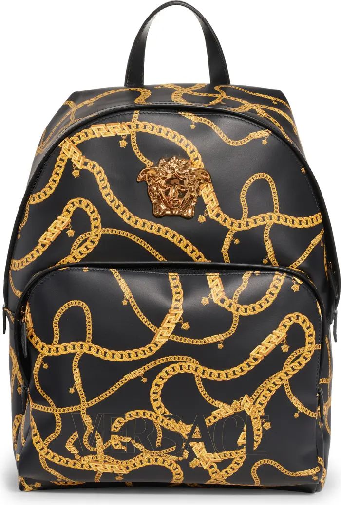 Versace First Line Versace Chain Print Backpack | Nordstrom | Nordstrom