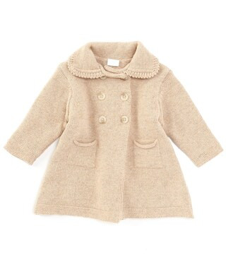 Edgehill Collection Baby Girls 3-24 Months Knit Double Breasted Sweater | Dillard's | Dillard's