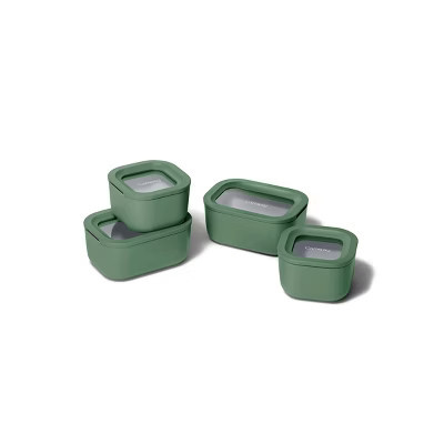Caraway Home 9pc Mini Food Storage Set Sage | Target