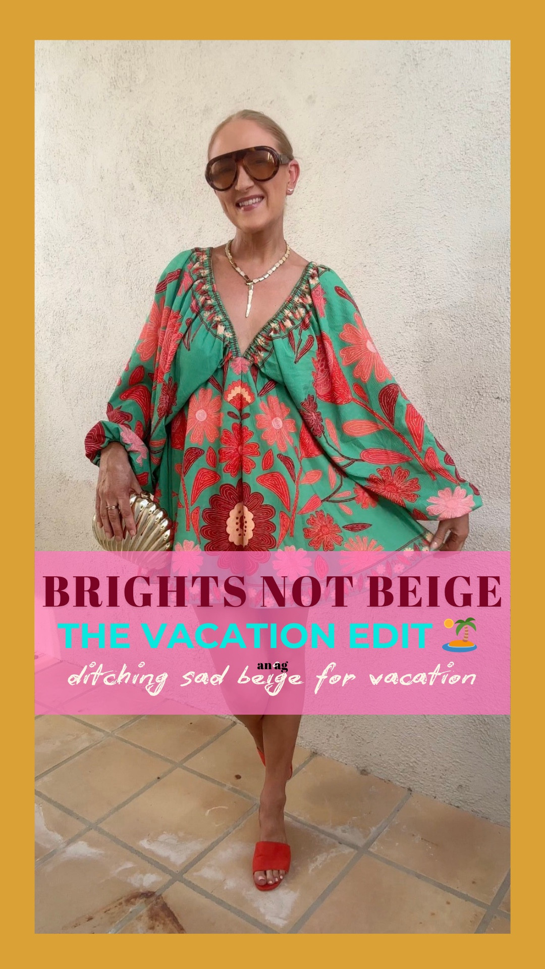 Brights Not Beige: My Signature Colorful Vacation Capsule! 🌈✈️
Packing for a getaway is my favorite way to play with color! I’ve curated a collection of vacation-ready pieces that focus on vibrant hues and feminine textures—no neutrals required. Whether you’re headed to the beach or a city escape, these 'Bright Beauty Approved' looks are all about bringing more joy into your travel style.
I’ve linked everything from my favorite bold dresses to the colorful accessories I used to finish each look. Tap the link to shop my full vacation wardrobe!

Wearing M in pink cheetah set and green dress, L in brown two piece set at 140 lbs and 5’7” for reference. 

#LTKtravel #BrightsNotBeige #VacationStyle #ColorfulFashion #SummerOutfits #TravelStyle

Bright vacation outfit ideas, colorful resort wear for women, styling vibrant summer clothes, making vacation outfits interesting, brights not beige fashion series, joyful travel wardrobe, colorful vacation aesthetic, how to style bright colors for travel, summer fashion trends for fair skin

#LTKTravel #LTKFestival #LTKSeasonal