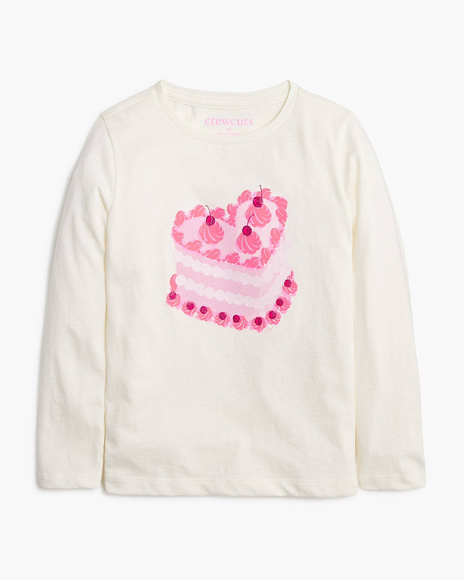 Girls' heart cake graphic tee | J.Crew Factory