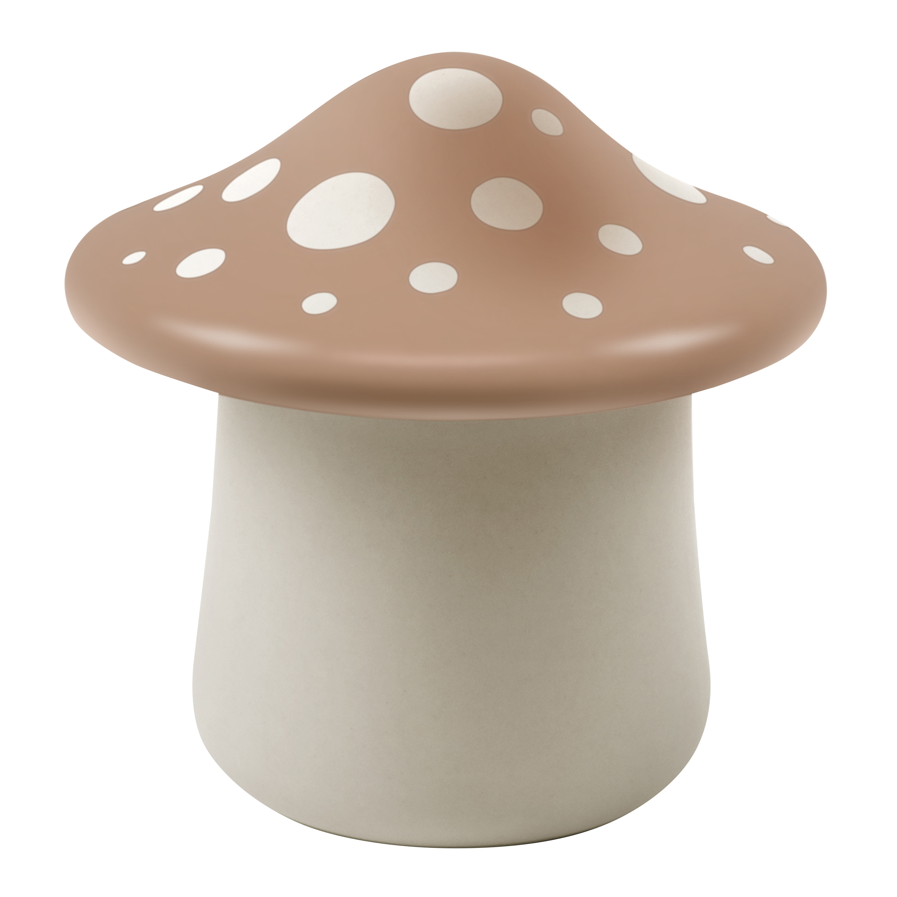 Fred Forage Ceramic Mushroom Figural Butter Storage Crock - World Market | World Market