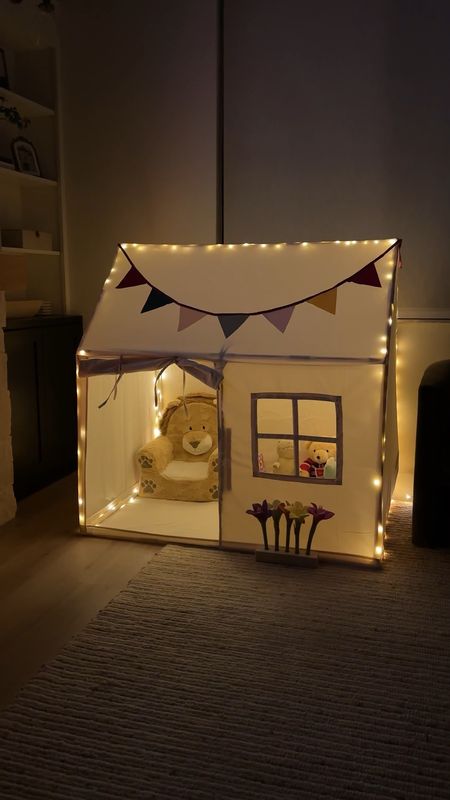 Our son can't get enough of his new neutral toddler playhouse! It is filled with favorite stuffed toys and books, it's so adorable! Get yours now!
#toddleractivities #nurseryroom #homedecor #screenfreeactivity

#LTKFamily #LTKHome #LTKKids
