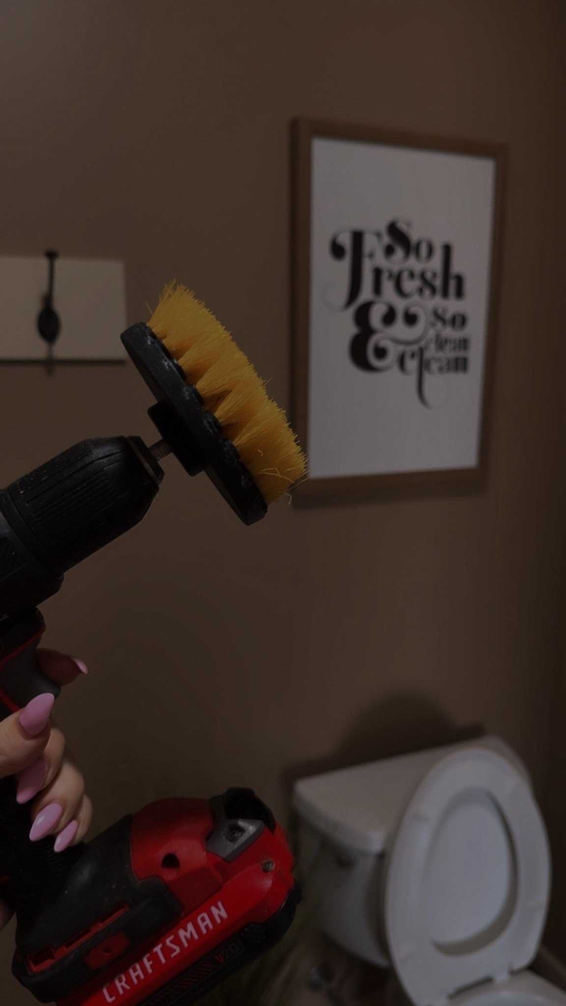 Bathroom cleaning hack you didn’t know you needed 🤯🧼

If you’re still scrubbing your tub/shower by hand… stop right there. Grab a drill + one of those spin brush attachments and thank me later. It literally cuts your scrub time down to almost nothing and gets into all the gross buildup way better than I ever could.

And THIS might sound a little crazy… but it works 👀
When I’m done cleaning, I spray my shower down with a light coat of car wax (yep… the kind for your car 🚗). It creates a barrier so water, soap scum, and hard water don’t stick as easily. Which means your shower stays cleaner way longer and future cleanings are SO much easier.

Less scrubbing. Less buildup. More time back 🙌

Linking my favorite drill brush set + the exact wax I use .

#LTKdayinmylife #LTKHome