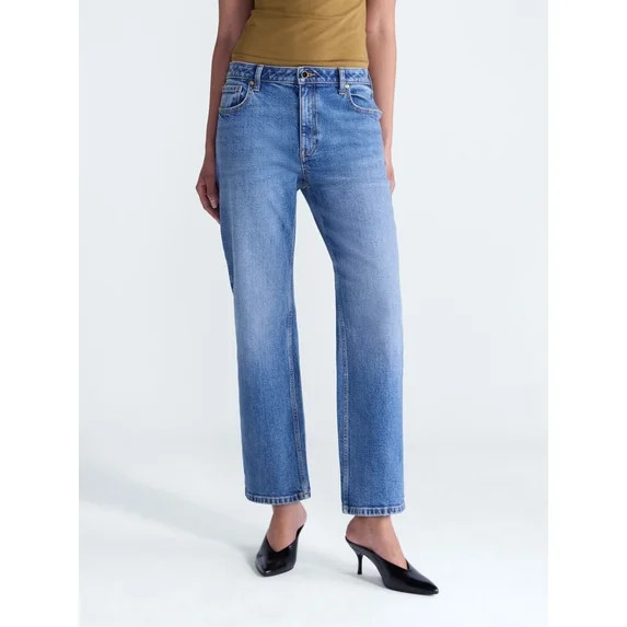 Scoop Women’s and Women's Plus The Stanton Stovepipe Jeans, 30'' Inseam, Sizes 0-28W | Walmart (US)