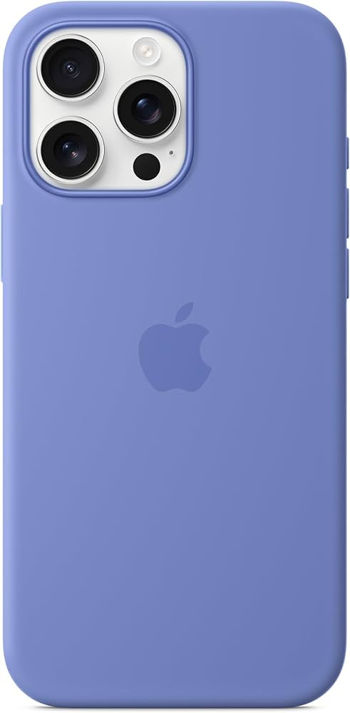 Apple iPhone 16 Pro Max Silicone Case with MagSafe and Camera Control - Periwinkle ​​​​... | Amazon (US)