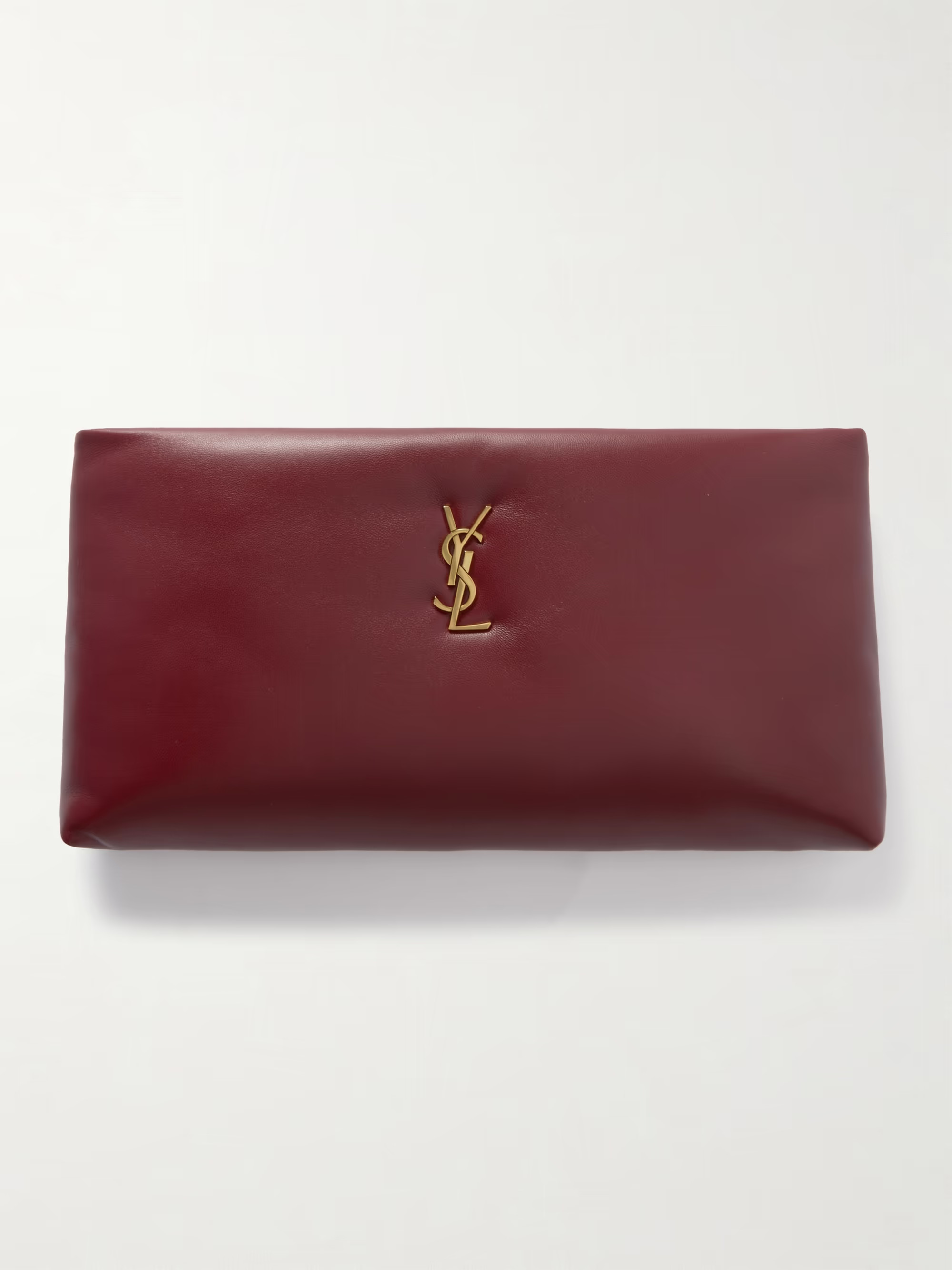Calypso Long padded leather pouch | NET-A-PORTER (US)