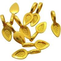 Glue On Bails Gold Plated, Pack Of 5/10 Bails, 21x8mm, For Pendants, Jewelry Making Supplies | Etsy (US)