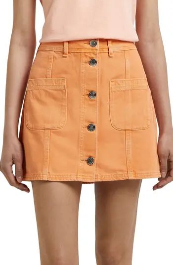 River Island Nonstretch Denim Skirt | Nordstrom | Nordstrom