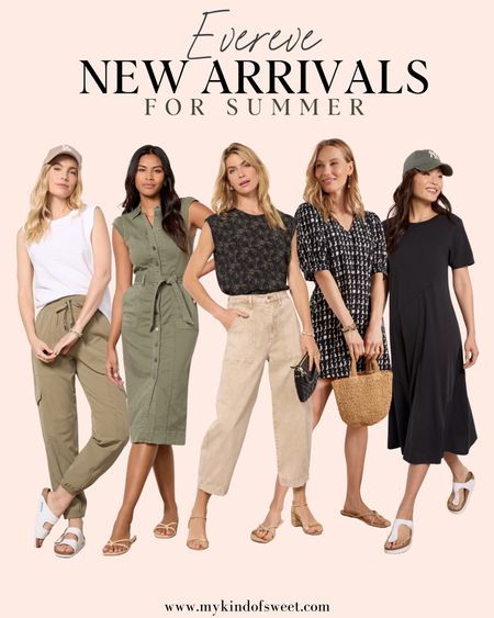 These Evereve new arrivals are perfect for summer. I love the versatility in these pieces. Don’t be afraid of darker colors for summer. 

#LTKSeasonal #LTKStyleTip